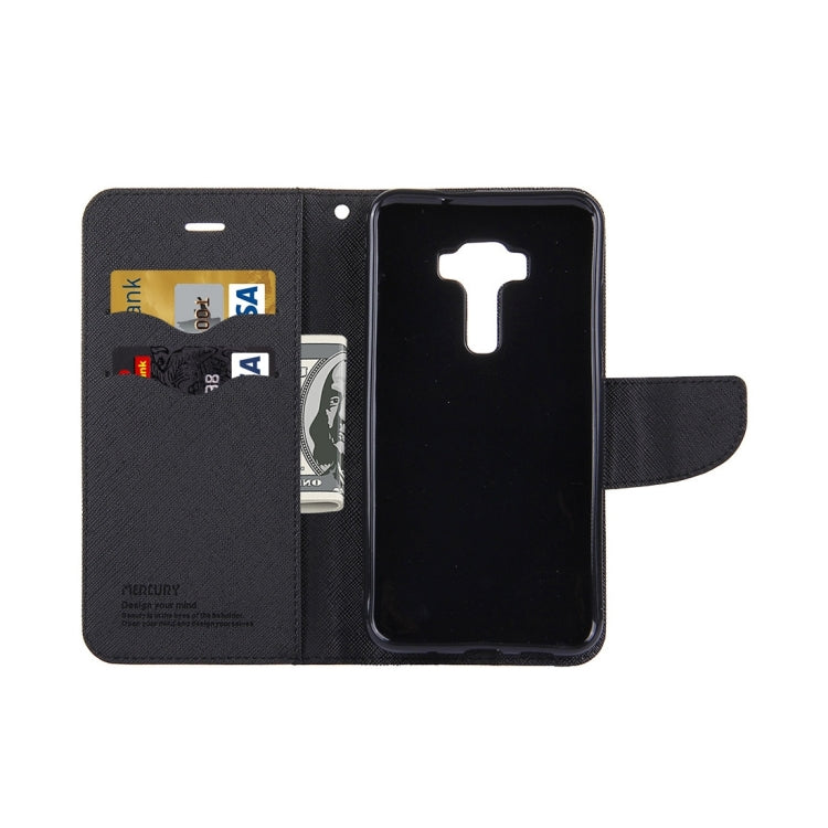 For ASUS ZenFone 3 /ZE520KL Cross Texture Horizontal Flip Leather Case with Holder & Card Slots & Wallet