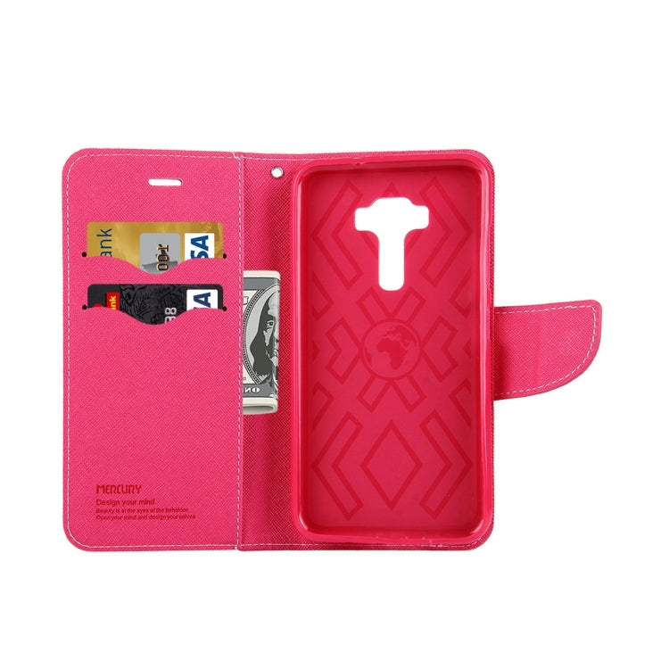 For ASUS ZenFone 3 /ZE520KL Cross Texture Horizontal Flip Leather Case with Holder & Card Slots & Wallet