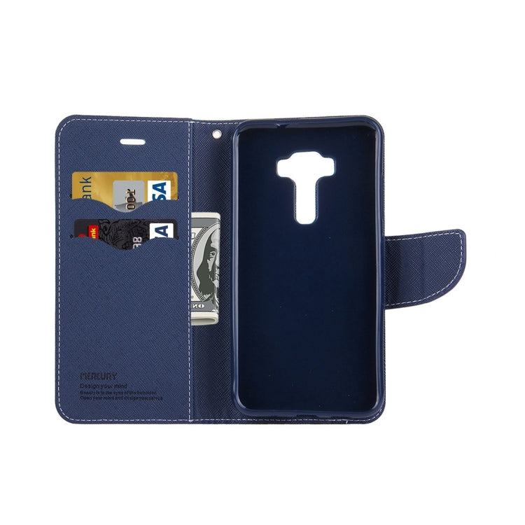 For ASUS ZenFone 3 /ZE520KL Cross Texture Horizontal Flip Leather Case with Holder & Card Slots & Wallet