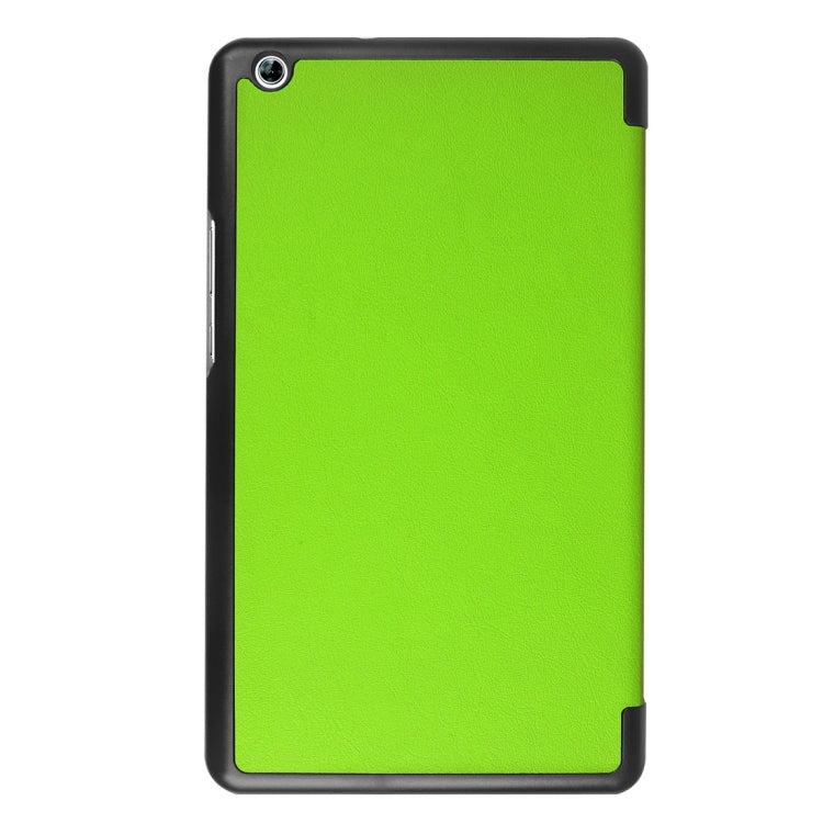 Huawei MediaPad M3 Lite 8.0 Custer Texture Horizontal Deformation Flip Leather Case with Three-folding Holder & Sleep / Wake-up Function