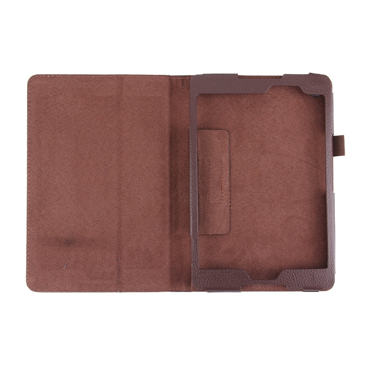 For Asus ZenPad 3 8.0 / Z581KL Litchi Texture Horizontal Flip Leather Case with Holder