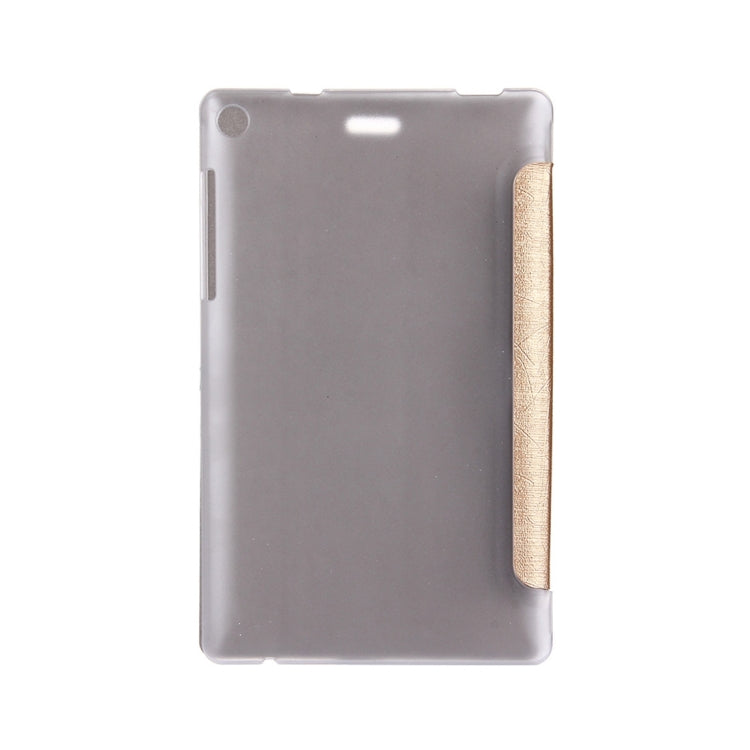 For Lenovo TAB3 7 Essential / 710F Oracle Bone Texture Horizontal Flip Leather Case with Three-folding Holder