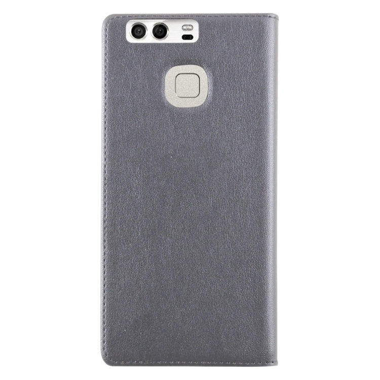 For Huawei  P9 Plus Horizontal Flip Leather Case with Touch Call Display ID & Sleep / Wake-up Function