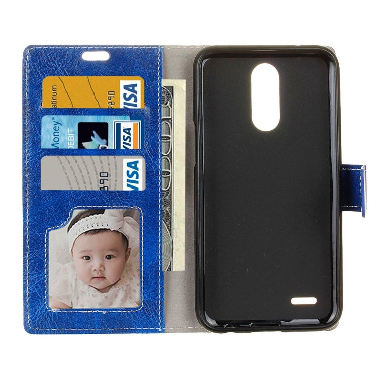 For LG Stylo 3 Retro Crazy Horse Texture Horizontal Flip Leather Case with Holder & Card Slots & Wallet & Photo Frame