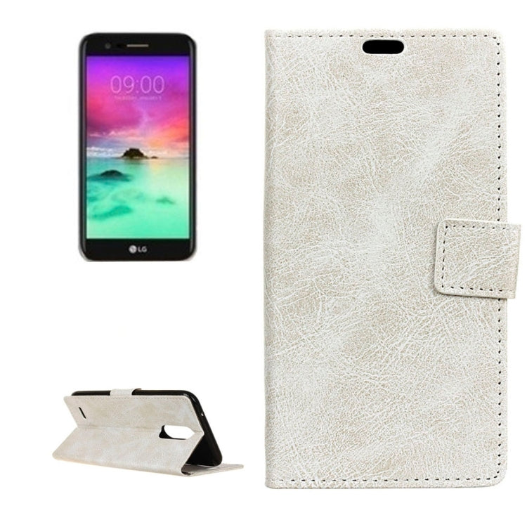 For LG Stylo 3 Retro Crazy Horse Texture Horizontal Flip Leather Case with Holder & Card Slots & Wallet & Photo Frame