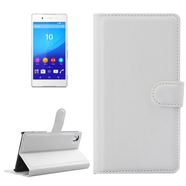 For Sony Xperia Z4 / Z3+ Litchi Texture Horizontal Flip Leather Case with Holder & Card Slots & Wallet