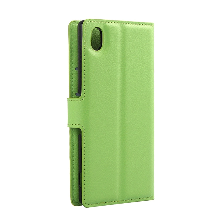 For Sony Xperia Z5 Litchi Texture Horizontal Flip Leather Case with Holder & Card Slots & Wallet