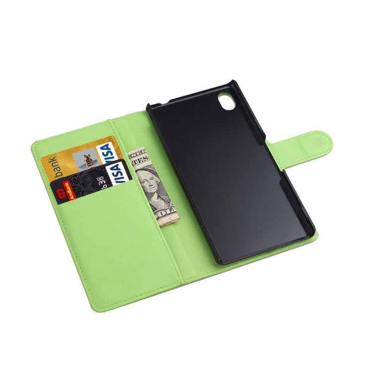 For Sony Xperia Z5 Litchi Texture Horizontal Flip Leather Case with Holder & Card Slots & Wallet
