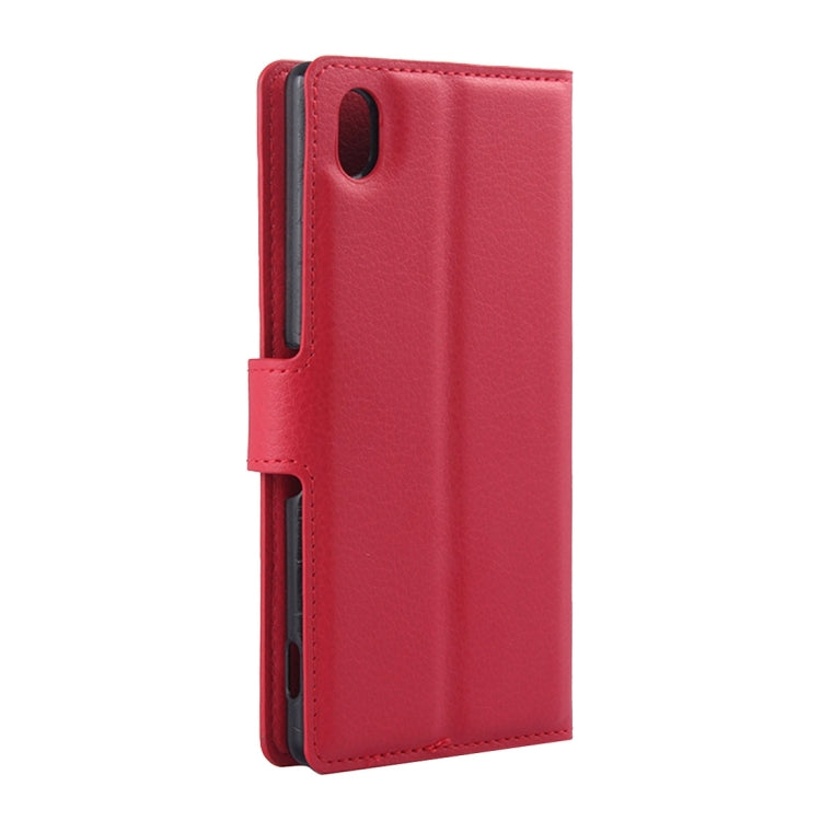For Sony Xperia Z5 Litchi Texture Horizontal Flip Leather Case with Holder & Card Slots & Wallet