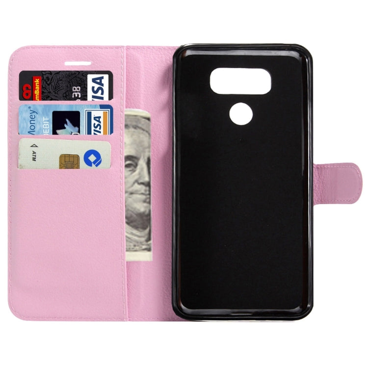 For LG G6 Litchi Texture Horizontal Flip Leather Case with Magnetic Buckle & Holder & Card Slots & Wallet