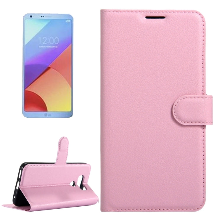 For LG G6 Litchi Texture Horizontal Flip Leather Case with Magnetic Buckle & Holder & Card Slots & Wallet