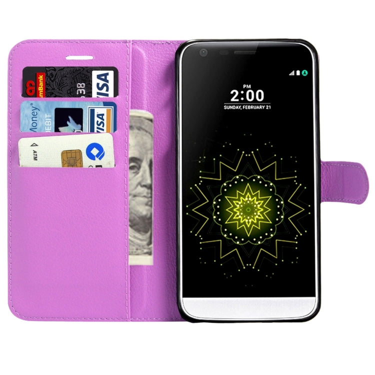 For LG G6 Litchi Texture Horizontal Flip Leather Case with Magnetic Buckle & Holder & Card Slots & Wallet