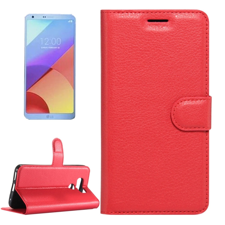 For LG G6 Litchi Texture Horizontal Flip Leather Case with Magnetic Buckle & Holder & Card Slots & Wallet
