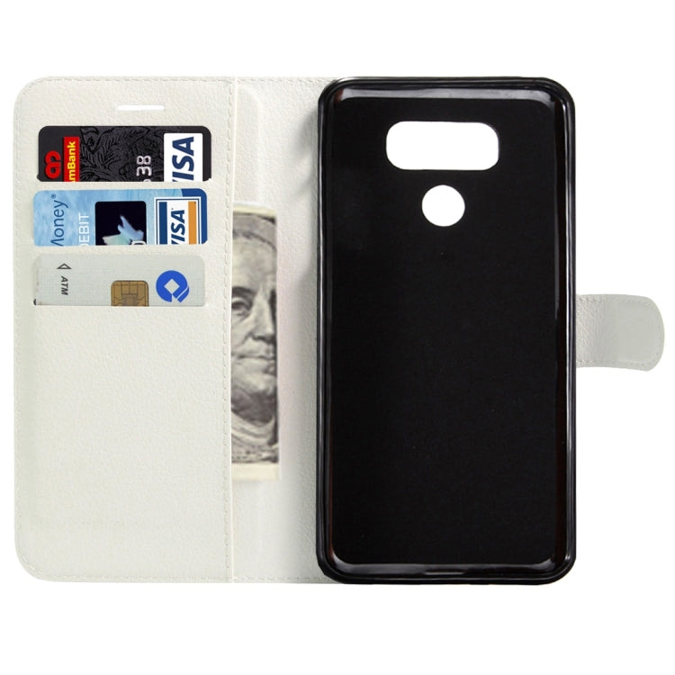 For LG G6 Litchi Texture Horizontal Flip Leather Case with Magnetic Buckle & Holder & Card Slots & Wallet