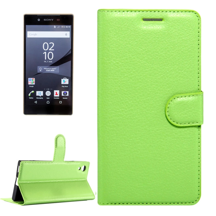 For Sony Xperia Z6 Litchi Texture Horizontal Flip Leather Case with Magnetic Buckle & Holder & Card Slots & Wallet