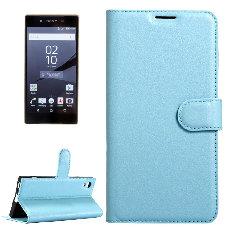 For Sony Xperia Z6 Litchi Texture Horizontal Flip Leather Case with Magnetic Buckle & Holder & Card Slots & Wallet