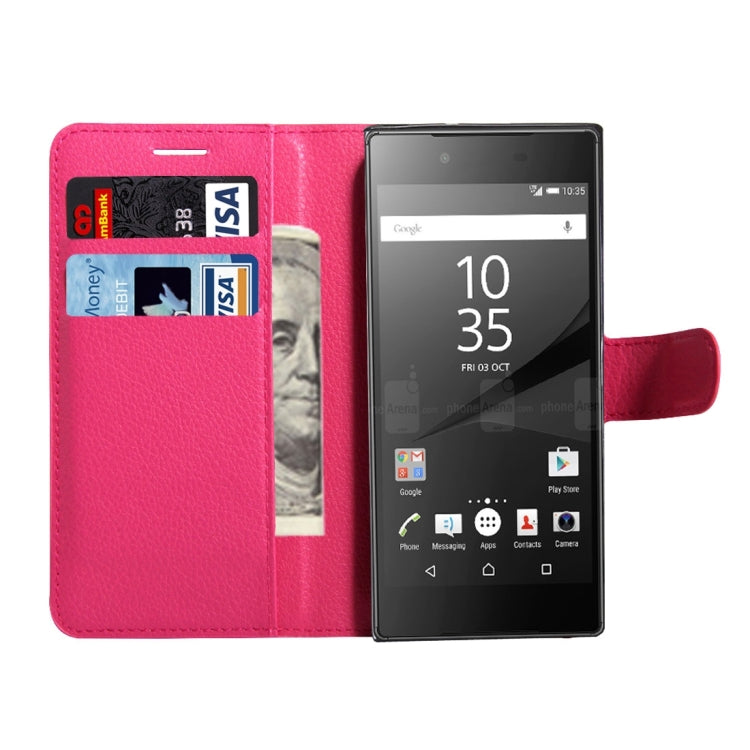 For Sony Xperia Z6 Litchi Texture Horizontal Flip Leather Case with Magnetic Buckle & Holder & Card Slots & Wallet