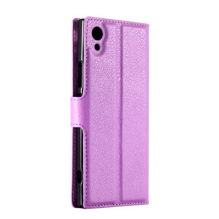For Sony Xperia Z6 Litchi Texture Horizontal Flip Leather Case with Magnetic Buckle & Holder & Card Slots & Wallet