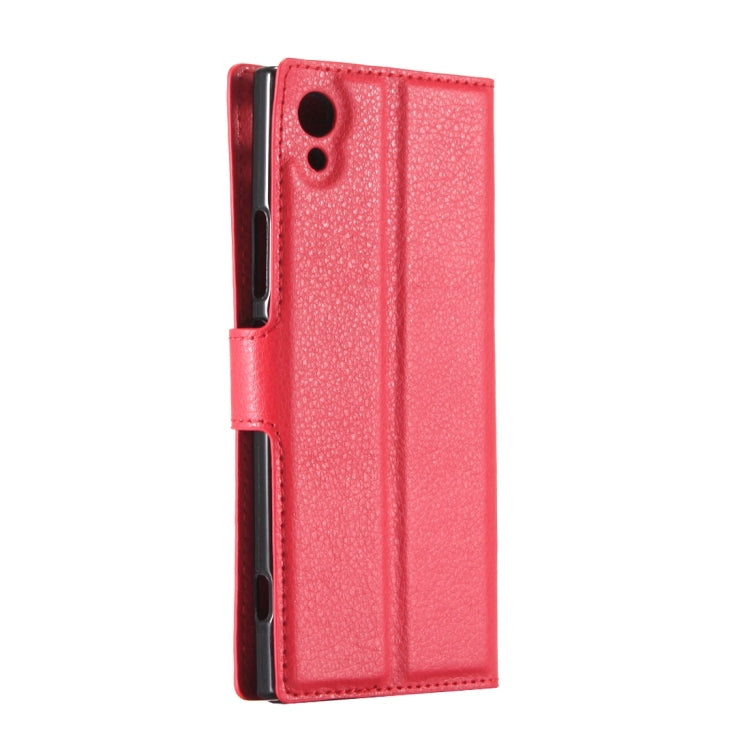 For Sony Xperia Z6 Litchi Texture Horizontal Flip Leather Case with Magnetic Buckle & Holder & Card Slots & Wallet