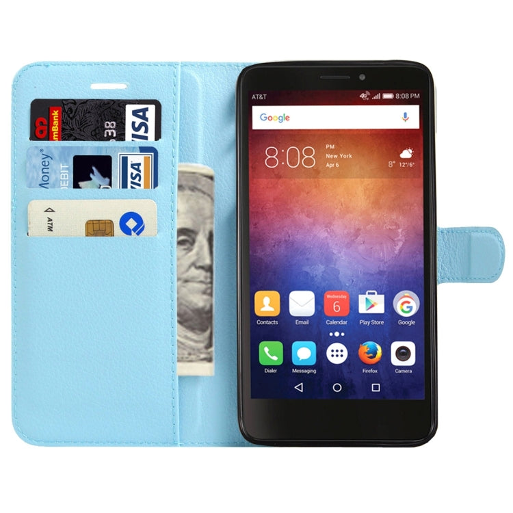 For Huawei Ascend XT / H1611 Litchi Texture Horizontal Flip Leather Case with Magnetic Buckle & Holder & Card Slots & Wallet
