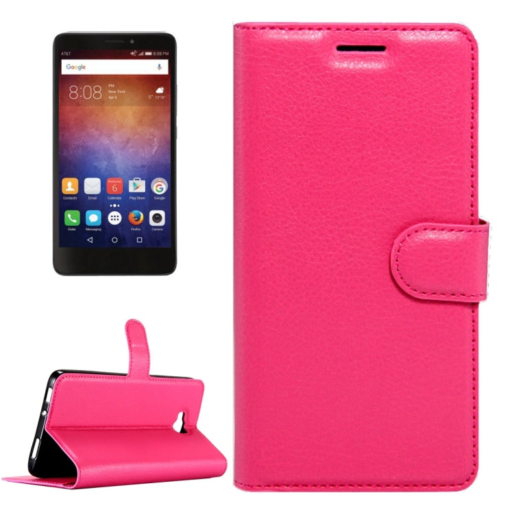 For Huawei Ascend XT / H1611 Litchi Texture Horizontal Flip Leather Case with Magnetic Buckle & Holder & Card Slots & Wallet