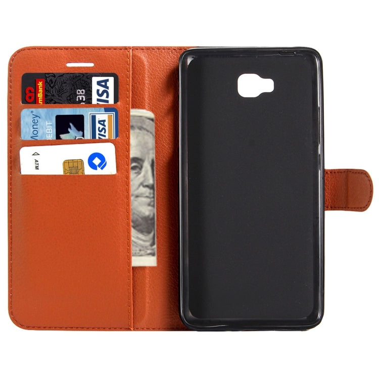 For Huawei Ascend XT / H1611 Litchi Texture Horizontal Flip Leather Case with Magnetic Buckle & Holder & Card Slots & Wallet