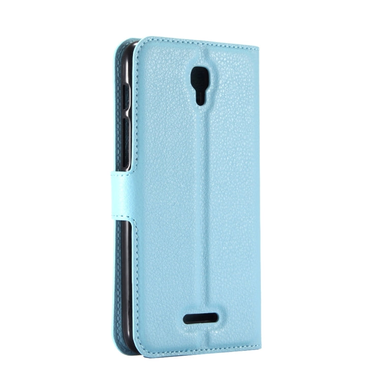 For Alcatel Pixi 4 (5.5) / 5012G / 5012F Litchi Texture Horizontal Flip Leather Case with Magnetic Buckle & Holder & Card Slots & Wallet