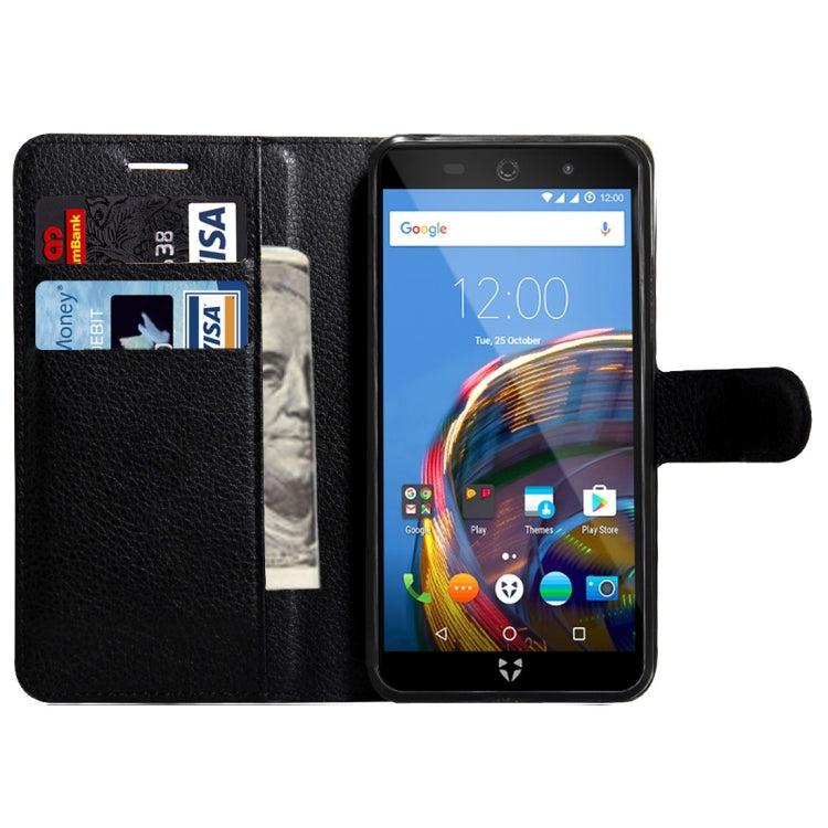 For Wileyfox Swift 2 & Wileyfox Swift 2 Plus (5.0) Litchi Texture Horizontal Flip Leather Case with Magnetic Buckle & Holder & Card Slots & Wallet