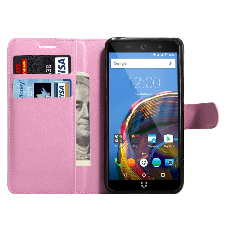 For Wileyfox Swift 2 & Wileyfox Swift 2 Plus (5.0) Litchi Texture Horizontal Flip Leather Case with Magnetic Buckle & Holder & Card Slots & Wallet