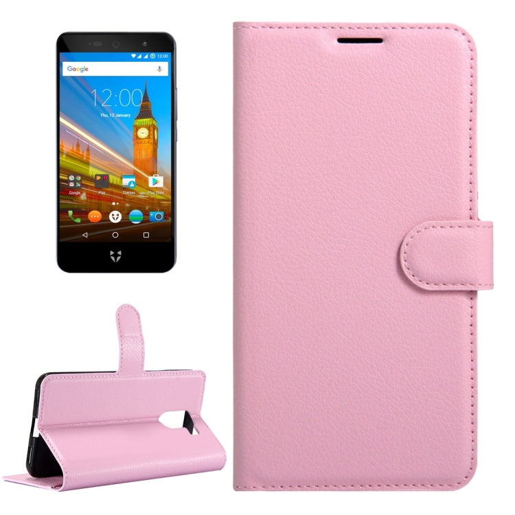 For Wileyfox Swift 2 & Wileyfox Swift 2 Plus (5.0) Litchi Texture Horizontal Flip Leather Case with Magnetic Buckle & Holder & Card Slots & Wallet