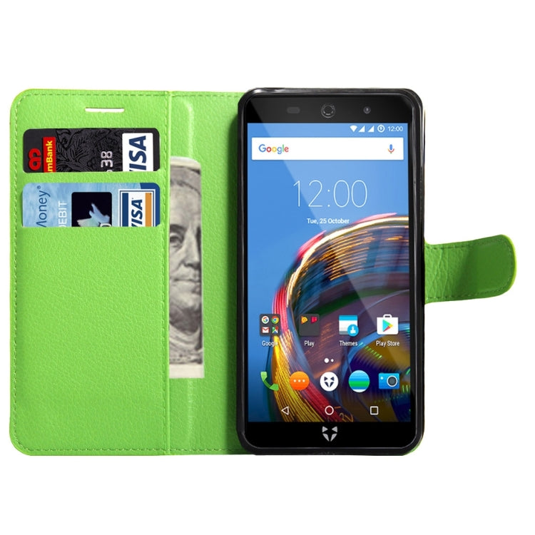 For Wileyfox Swift 2 & Wileyfox Swift 2 Plus (5.0) Litchi Texture Horizontal Flip Leather Case with Magnetic Buckle & Holder & Card Slots & Wallet