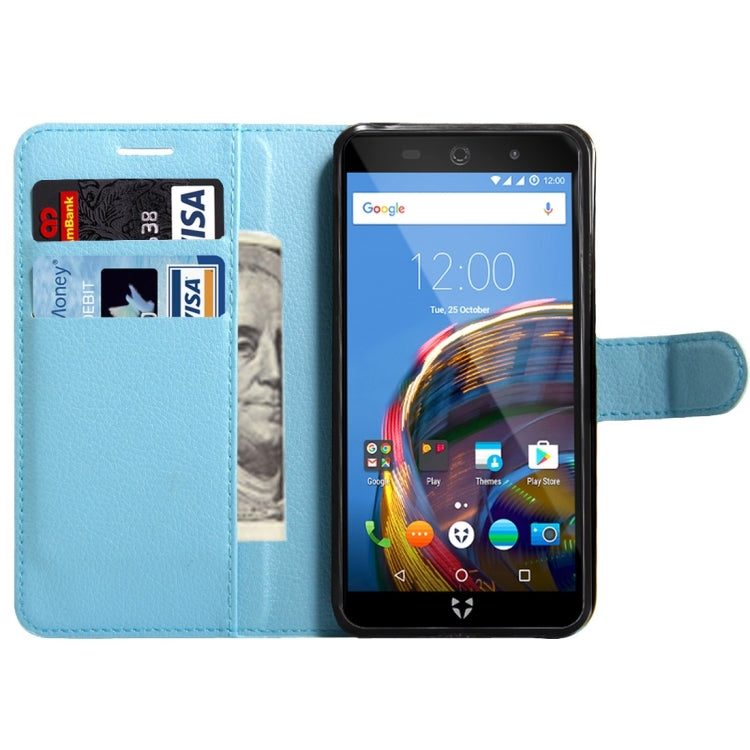 For Wileyfox Swift 2 & Wileyfox Swift 2 Plus (5.0) Litchi Texture Horizontal Flip Leather Case with Magnetic Buckle & Holder & Card Slots & Wallet