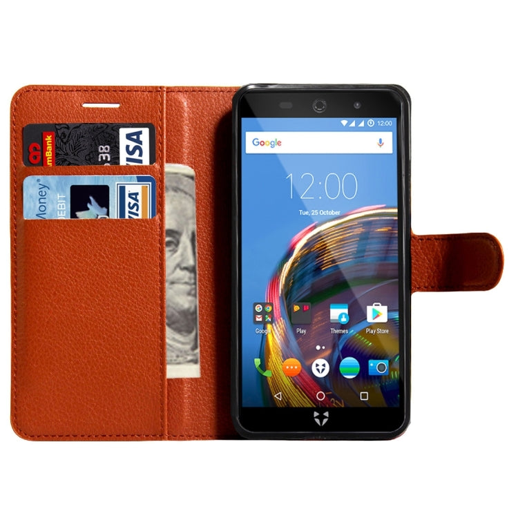 For Wileyfox Swift 2 & Wileyfox Swift 2 Plus (5.0) Litchi Texture Horizontal Flip Leather Case with Magnetic Buckle & Holder & Card Slots & Wallet