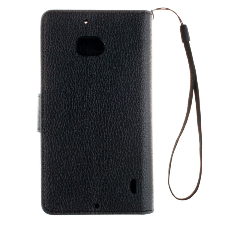 For Nokia Lumia 930 Litchi Texture Horizontal Flip Leather Case with Holder & Card Slots & Wallet & Photo Frame & Lanyard