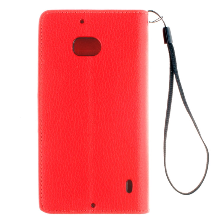 For Nokia Lumia 930 Litchi Texture Horizontal Flip Leather Case with Holder & Card Slots & Wallet & Photo Frame & Lanyard