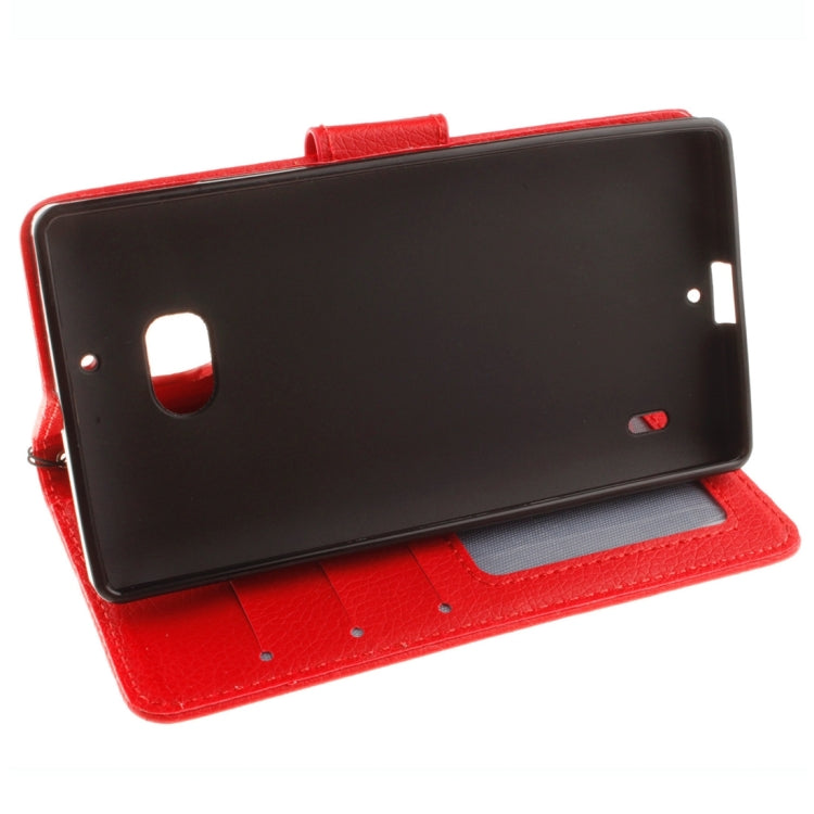 For Nokia Lumia 930 Litchi Texture Horizontal Flip Leather Case with Holder & Card Slots & Wallet & Photo Frame & Lanyard