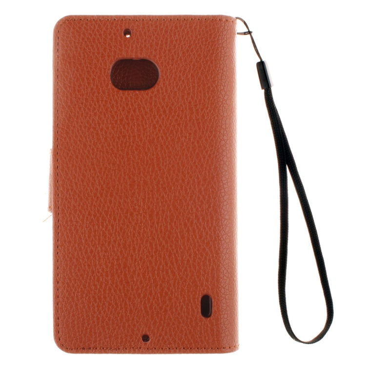 For Nokia Lumia 930 Litchi Texture Horizontal Flip Leather Case with Holder & Card Slots & Wallet & Photo Frame & Lanyard