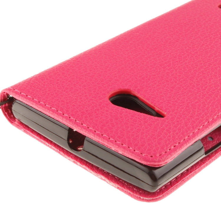 For Nokia Lumia 730 Litchi Texture Horizontal Flip Leather Case with Holder & Card Slots & Wallet & Photo Frame & Lanyard