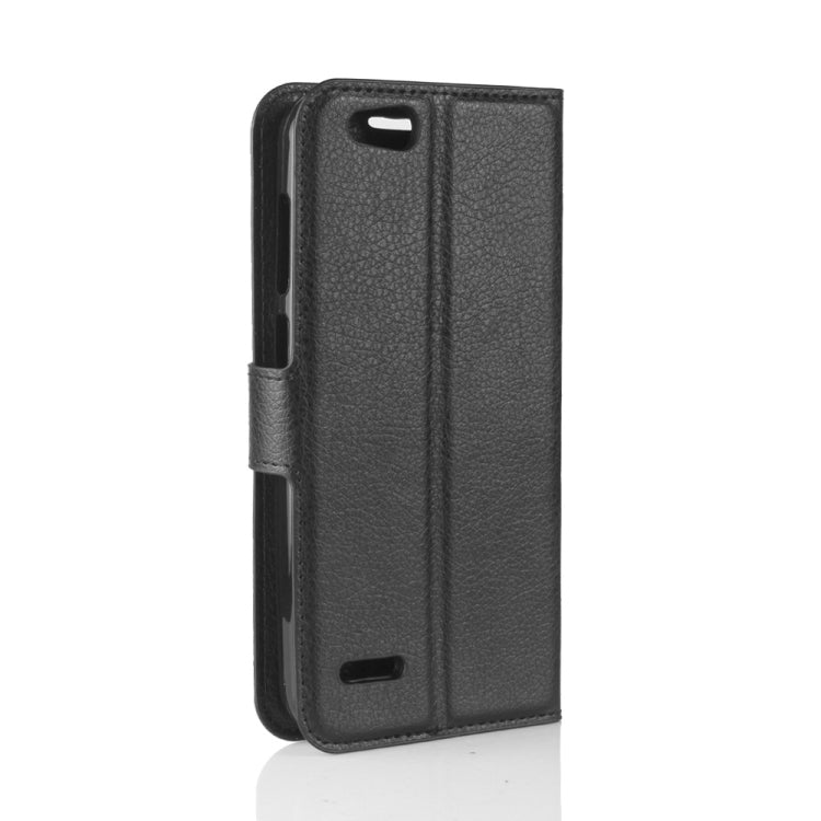 For ZTE  Tempo X / N9137 Litchi Texture Horizontal Flip Leather Case with Holder & Card Slots & Wallet