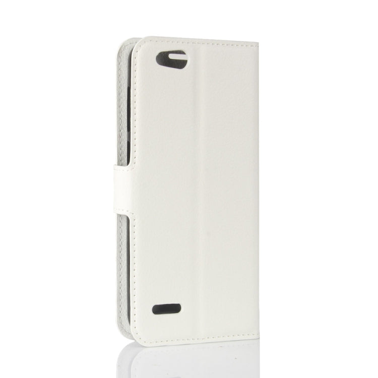 For ZTE  Tempo X / N9137 Litchi Texture Horizontal Flip Leather Case with Holder & Card Slots & Wallet