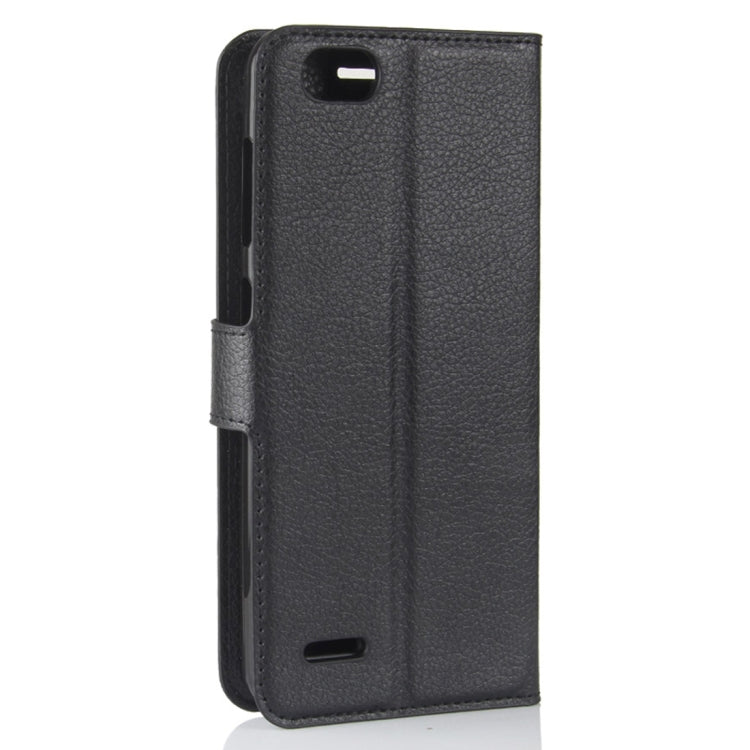 ZTE Blade Force / N9517 Litchi Texture Horizontal Flip Leather Case with Holder & Card Slots & Wallet