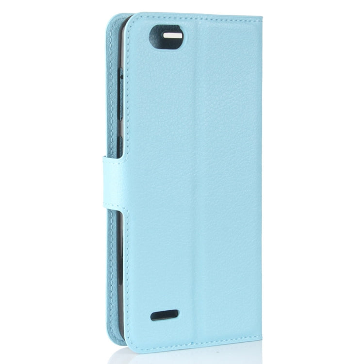 ZTE Blade Force / N9517 Litchi Texture Horizontal Flip Leather Case with Holder & Card Slots & Wallet