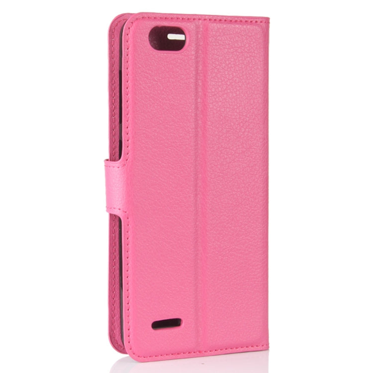 ZTE Blade Force / N9517 Litchi Texture Horizontal Flip Leather Case with Holder & Card Slots & Wallet