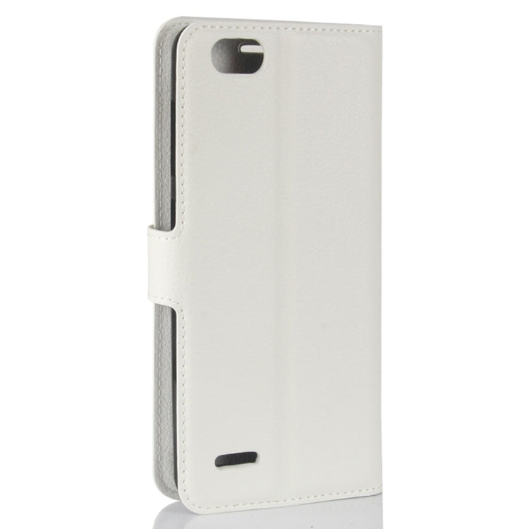 ZTE Blade Force / N9517 Litchi Texture Horizontal Flip Leather Case with Holder & Card Slots & Wallet