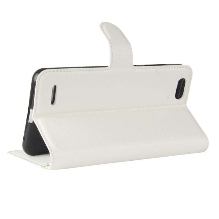 ZTE Blade Force / N9517 Litchi Texture Horizontal Flip Leather Case with Holder & Card Slots & Wallet