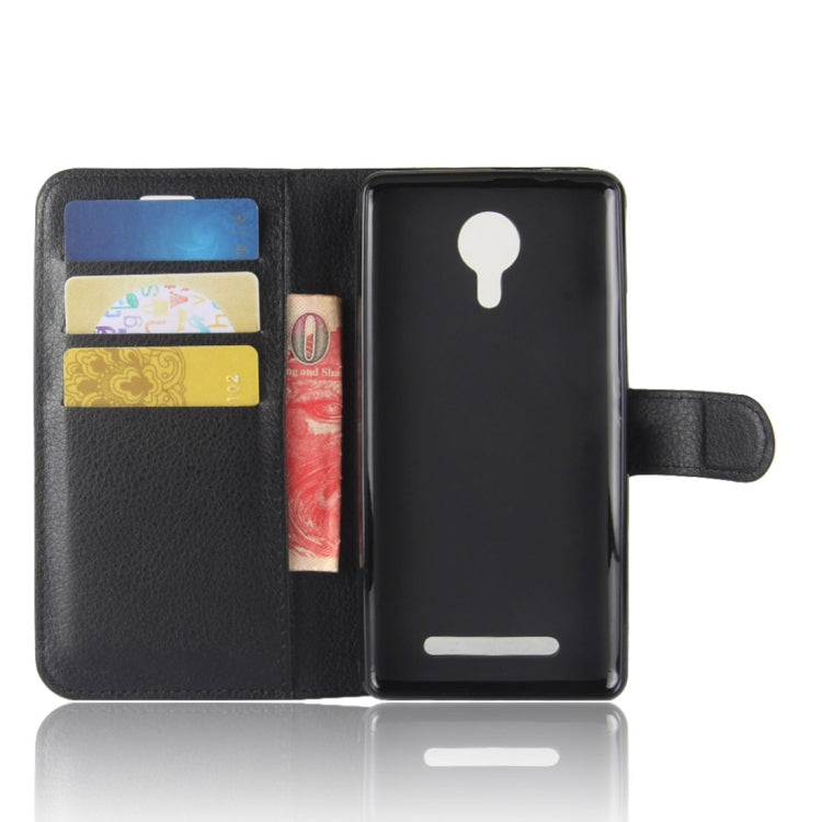 For LEAGOO Z5 lite (MPH0366) Litchi Texture Horizontal Flip Leather Case with Holder & Card Slots & Wallet