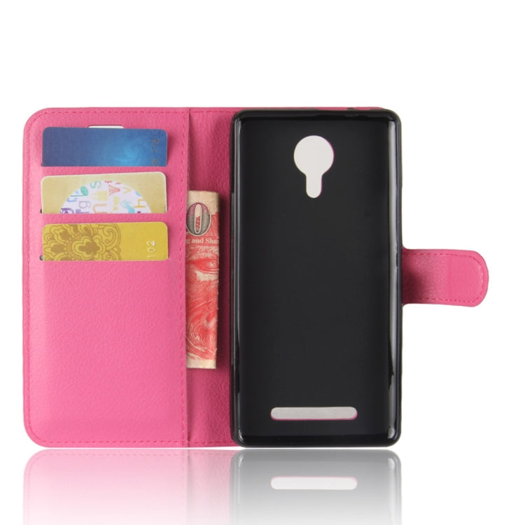For LEAGOO Z5 lite (MPH0366) Litchi Texture Horizontal Flip Leather Case with Holder & Card Slots & Wallet