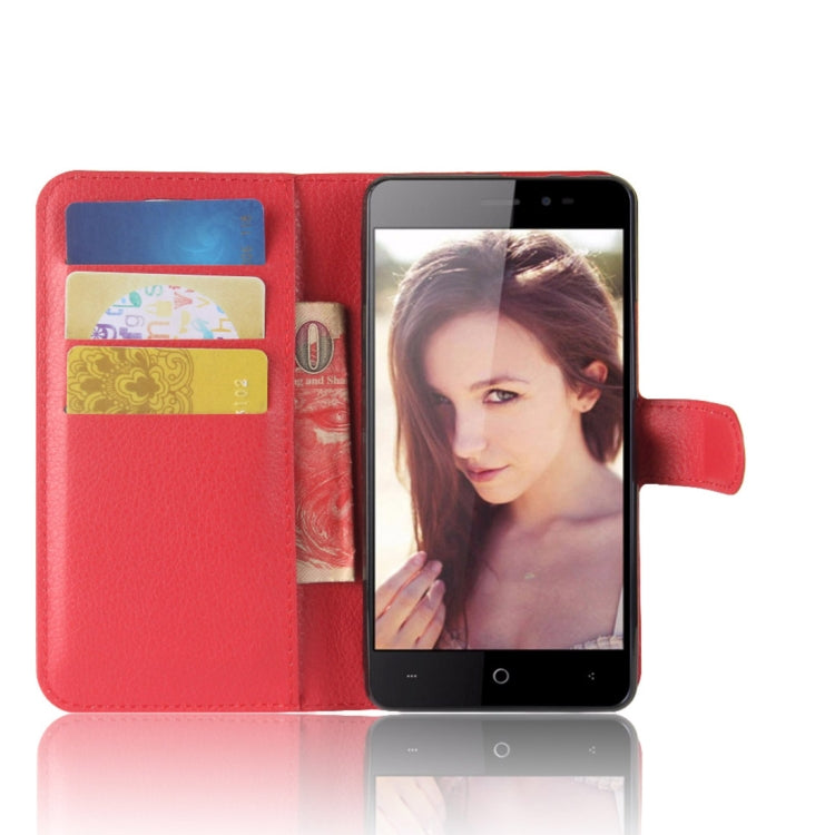 For LEAGOO Z5 lite (MPH0366) Litchi Texture Horizontal Flip Leather Case with Holder & Card Slots & Wallet