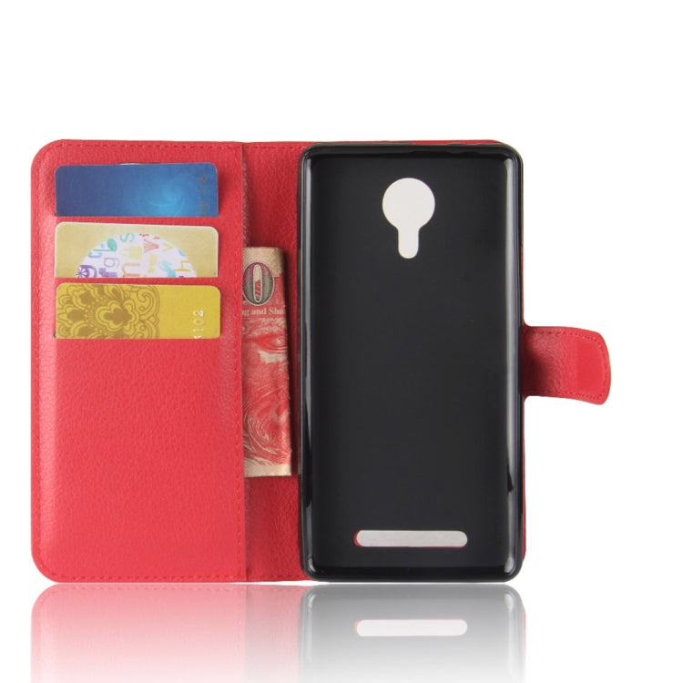 For LEAGOO Z5 lite (MPH0366) Litchi Texture Horizontal Flip Leather Case with Holder & Card Slots & Wallet