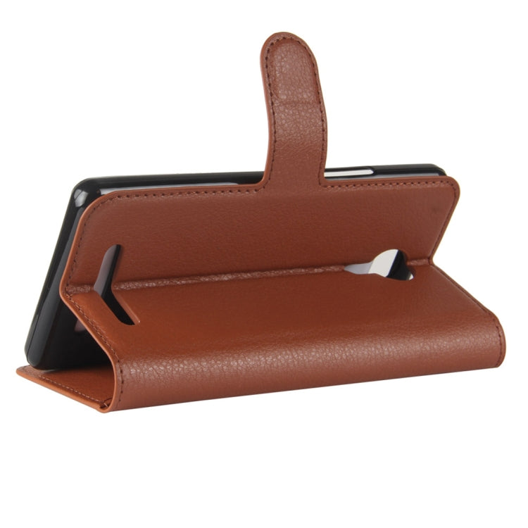 For LEAGOO Z5 lite (MPH0366) Litchi Texture Horizontal Flip Leather Case with Holder & Card Slots & Wallet